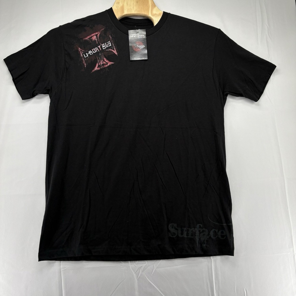 Surface Interval Clothing Martinis Law U-Boat 869 Black T-Shirt Size XL